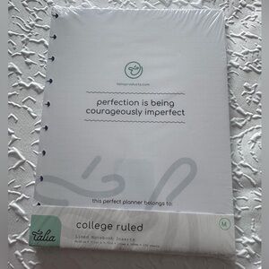 💎NWT! Talia College Ruled Notebook Inserts